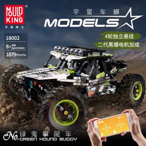 Mould King Moc Technic Buggy Remote Control Terrain Off Road Climbing Truck Model Building Blocks 18002 13