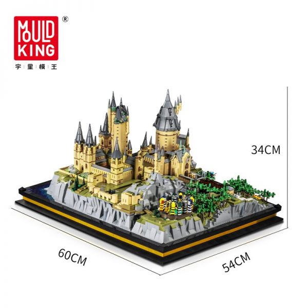 Mould King 22004 Movie Streetview Sets School Castle Model Sets Building Model Blocks Kids Educational Toys 5