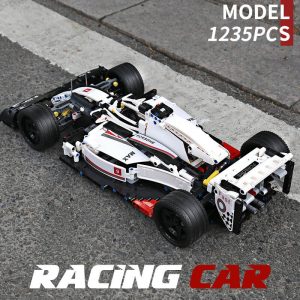 Mould King Moc 13117 Technic City F1 Racing Car The 24 Hours Race Car Model Building 2