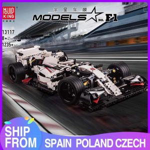 Mould King Moc 13117 Technic City F1 Racing Car The 24 Hours Race Car Model Building