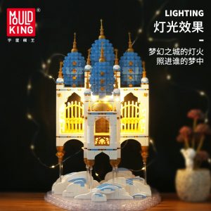 Mould King Moc 16015 Streetview Floating Sky Castle House Fantasy Fortress Model With Building Blocks Bricks 2