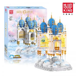 Mould King Moc 16015 Streetview Floating Sky Castle House Fantasy Fortress Model With Building Blocks Bricks 4