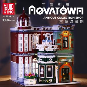 Mould King Moc Street View Creator Series Antique Collection Shop Building Blocks Bricks For Children Toys 1
