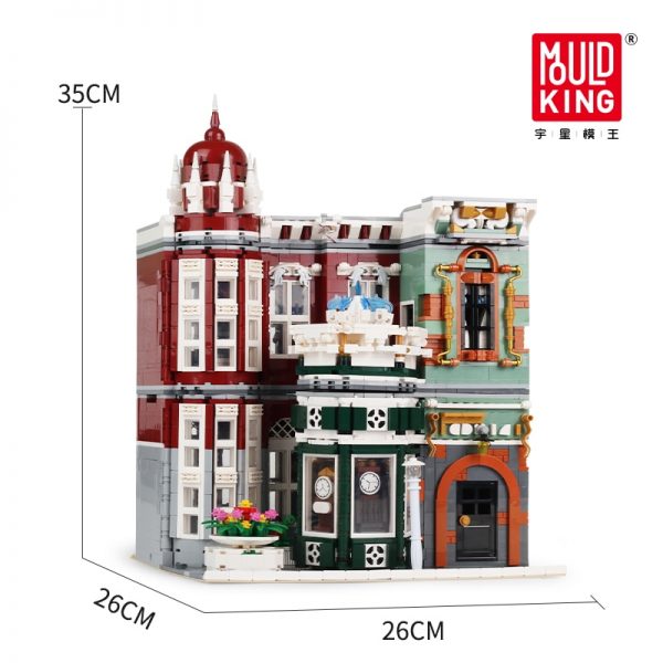 Mould King Moc Street View Creator Series Antique Collection Shop Building Blocks Bricks For Children Toys 5
