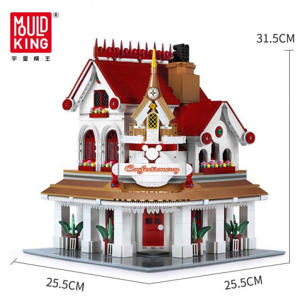 Mould King Moc The Paradises Corner Restaurant Building Model Sets 11003 Assemble Blocks Bricks Kids Diy 4