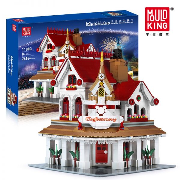 Mould King Moc The Paradises Corner Restaurant Building Model Sets 11003 Assemble Blocks Bricks Kids Diy 5