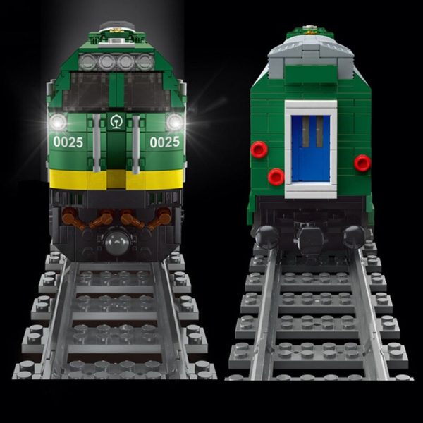 Mould King 12001 City Series The Nj2 Diesel Locomotives Remote Control Truck Building Blocks Bricks Kids 4