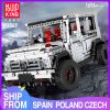 Mould King Moc 20100 Technic Series Benz Suv G500 Awd Wagon Offroad Vehicle Model Building Blocks 6
