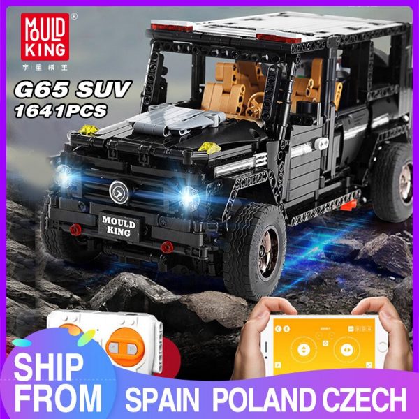 Mould King Moc 20100 Technic Series Benz Suv G500 Awd Wagon Offroad Vehicle Model Building Blocks