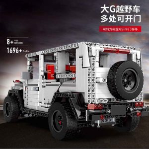 Mould King Moc 20100 Technic Series Benz Suv G500 Awd Wagon Offroad Vehicle Model Building Blocks 7