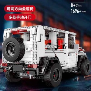 Mould King Moc 20100 Technic Series Benz Suv G500 Awd Wagon Offroad Vehicle Model Building Blocks 9