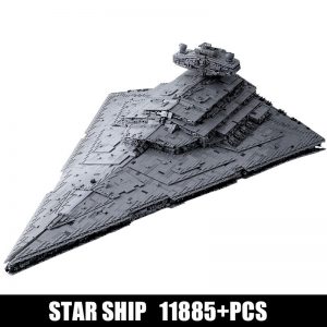 Mould King Star Plan Series The Moc 13135 Imperial Star Destroyer Ucs Fighters Set Building Blocks 5