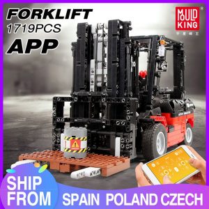 Mould King Technic Series City Engineering Vehicles Rc Forklift Mk Ii Truck Model Building Blocks Bricks 1