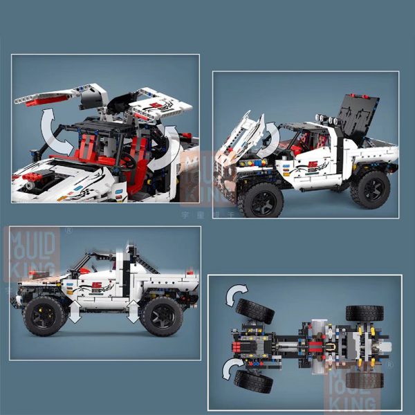 Technic Mouldking 18005 Silver Flagship Off Road 3
