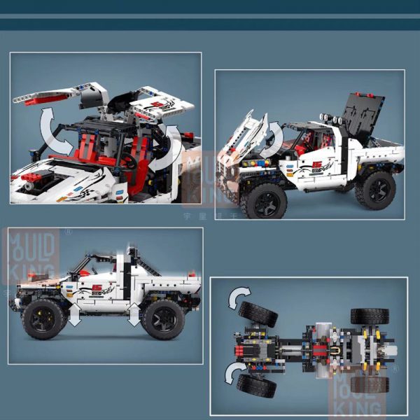Technic Mouldking 18005 Silver Flagship Off Road 5