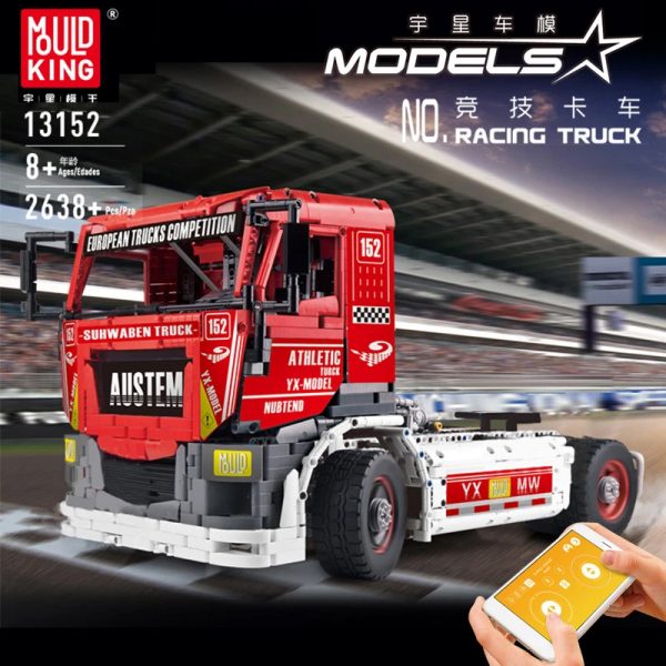 Mouldking 13152 Moc 27036 Rc Race Truck Mkii