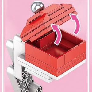 MOULD KING 10008 MOC 22083 Pop-Up Heart and Ring Box Love Story Book