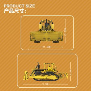 MOULD KING 17024 MOC-74666 D8K Bulldozer RC Caterpillar