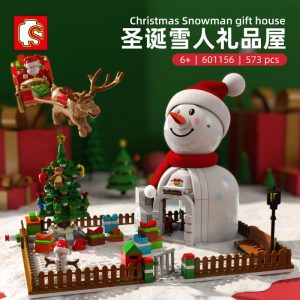 Creator Sembo 601156 Snowman Gift House (1)