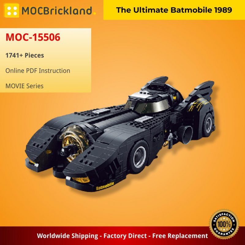 MOCBRICKLAND MOC-15506 The Ultimate Batmobile 1989