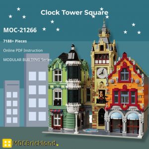 Mocbrickland Moc 21266 Clock Tower Square (2)