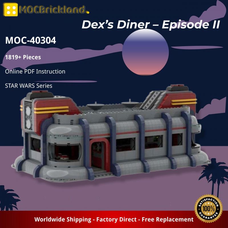 MOCBRICKLAND MOC-40304 Dex’s Diner – Episode II