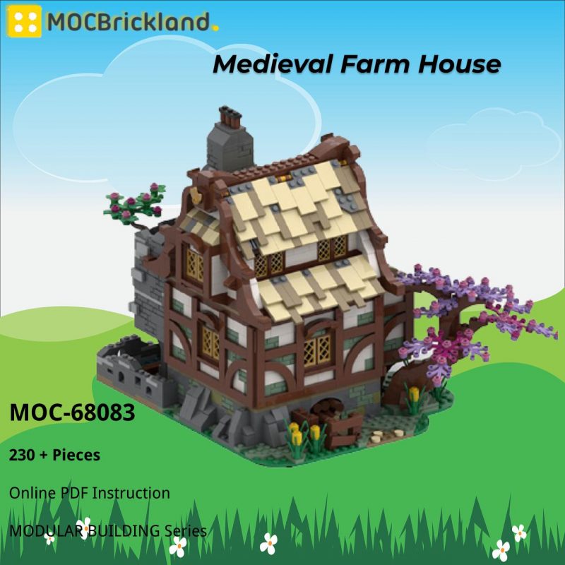 MOCBRICKLAND MOC-68083 Medieval Farm House