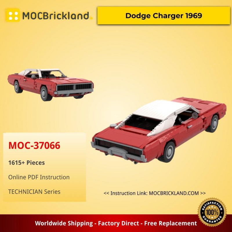 MOCBRICKLAND MOC-37066 Dodge Charger 1969