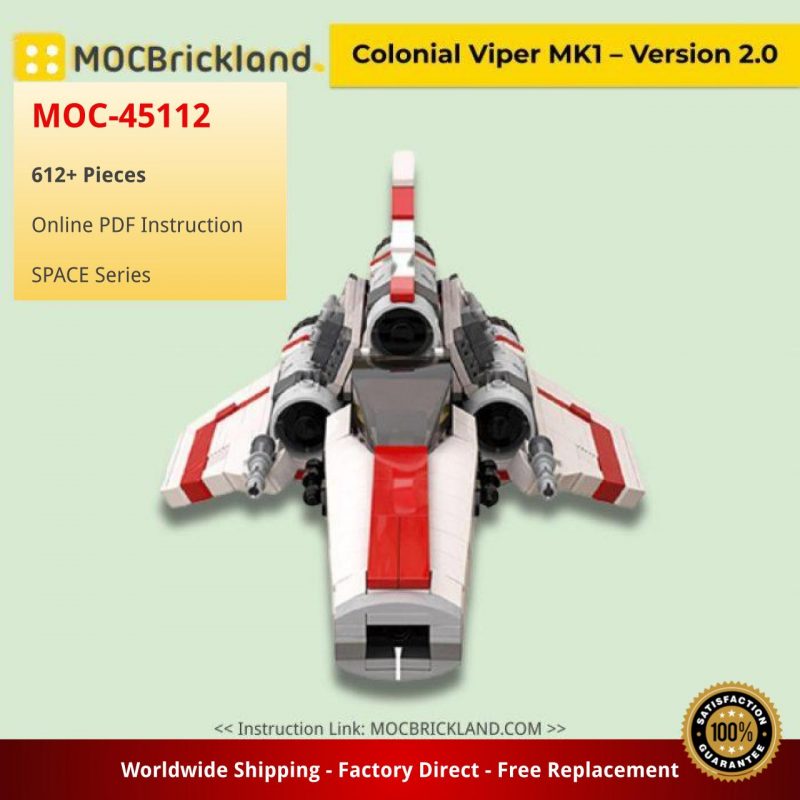 MOCBRICKLAND MOC-45112 Colonial Viper MK1 – Version 2.0