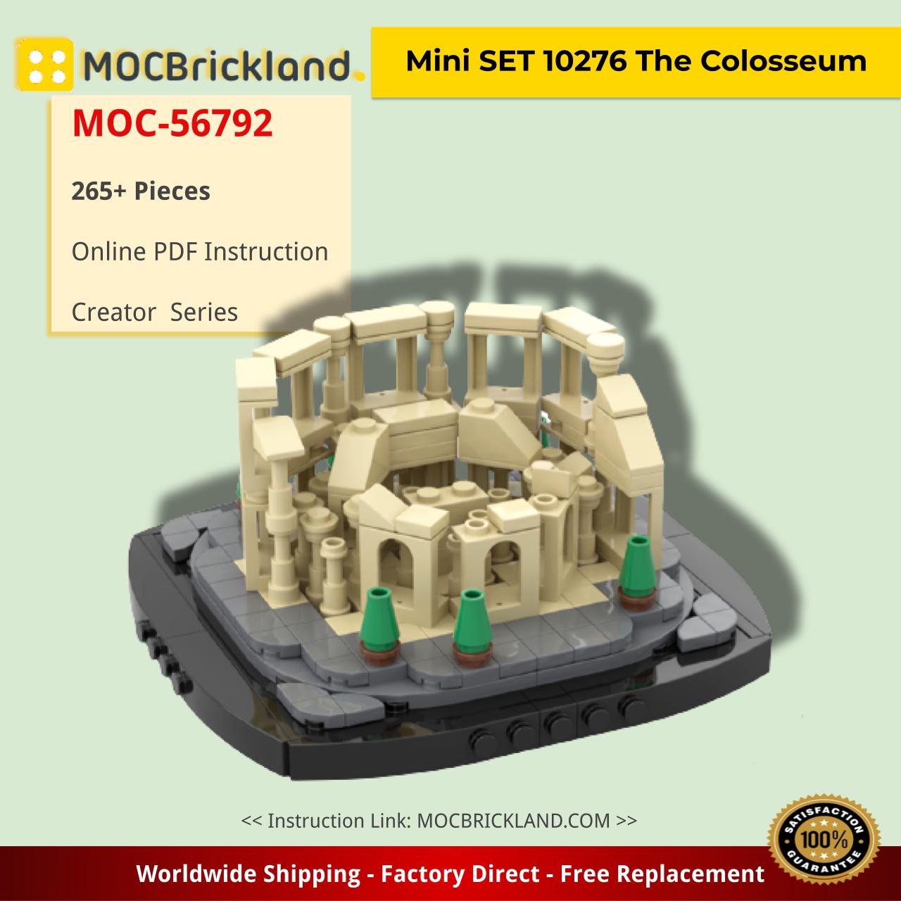 MOCBRICKLAND MOC-56792 Mini Set 10276 The Colosseum
