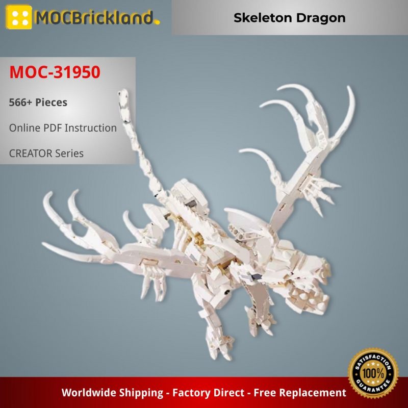 MOCBRICKLAND MOC-31950 Skeleton Dragon