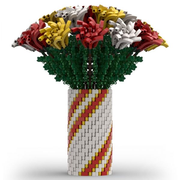 Creator Moc 88521 Colorful Roses By Ben Stephenson Mocbrickland (1)