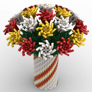 Creator Moc 88521 Colorful Roses By Ben Stephenson Mocbrickland (2)