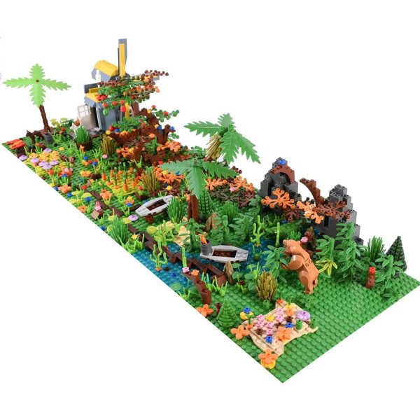 Creator Moc 89821 Tropical Rainforest Scene Brick Mocbrickland (3)