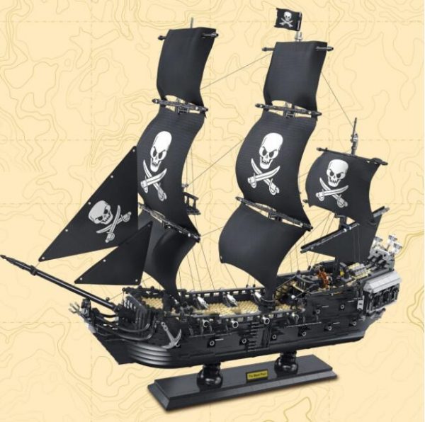 Dk 6001 The Black Pearl Ship Pirate (4)