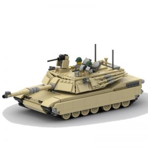 Military Moc 25419 M1a2 Abrams Tank 133 Minifigure Scale By Darthdesigner Mocbrickland (1)