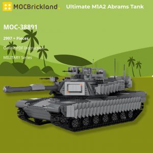 Military Moc 38891 Ultimate M1a2 Abrams Tank Mocbrickland (2)