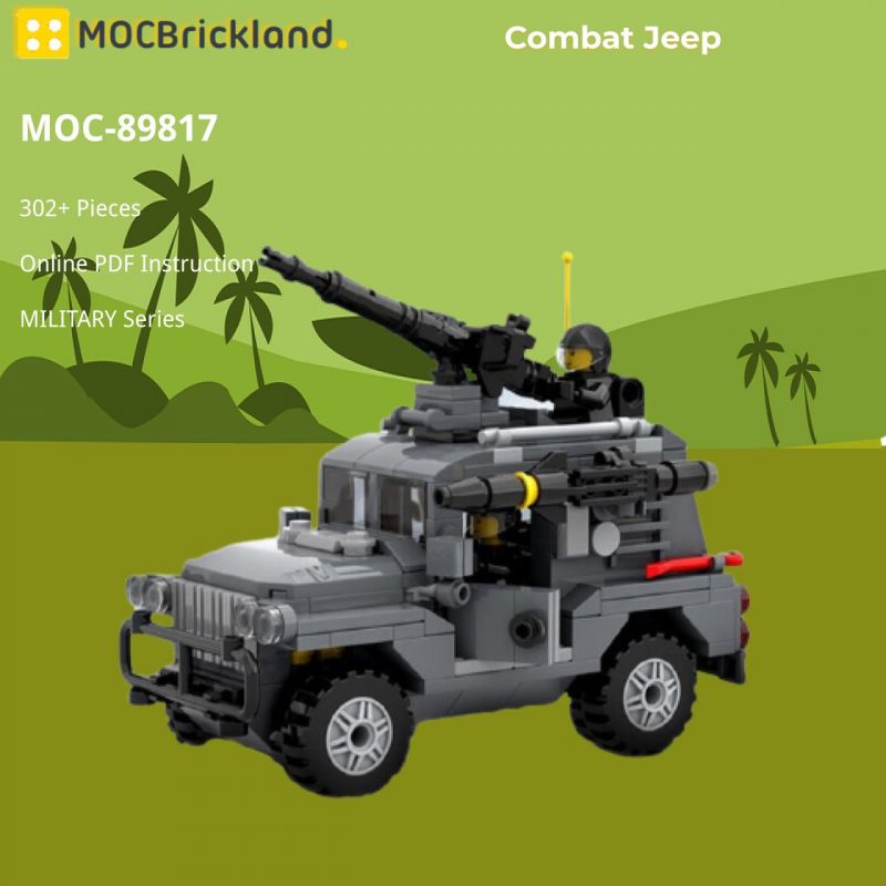 MOCBRICKLAND MOC-89817 Combat Jeep