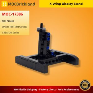 Mocbrickland Moc 17386 X Wing Display Stand (2)