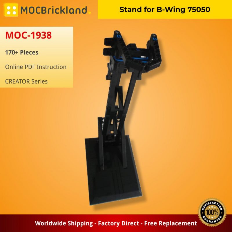 MOCBRICKLAND MOC-1938 Stand for B-Wing 75050