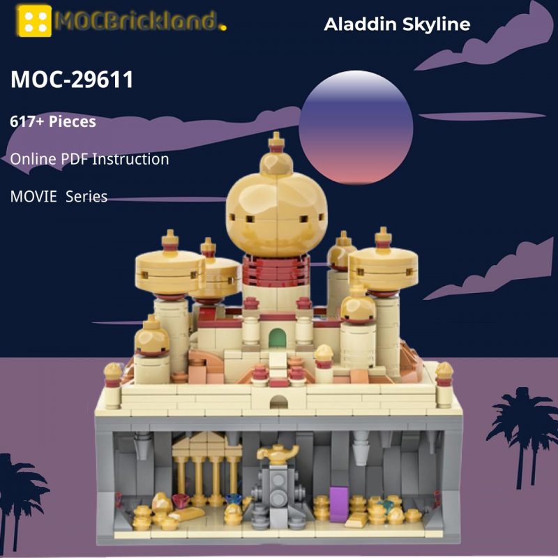 MOCBRICKLAND MOC-29611 Aladdin Skyline