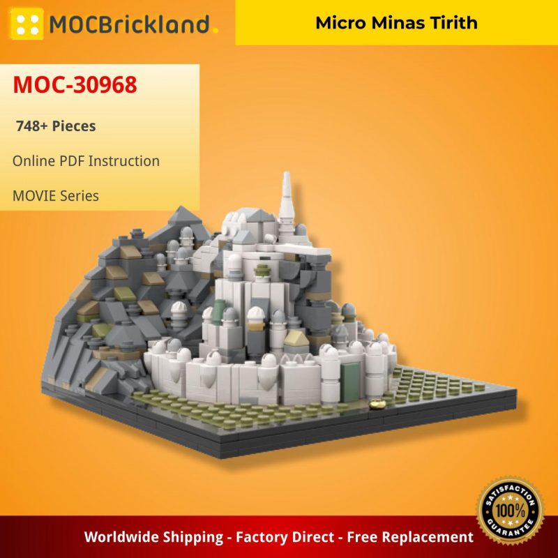 MOCBRICKLAND MOC-30968 Micro Minas Tirith