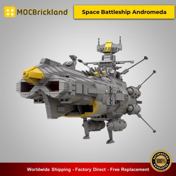 Mocbrickland Moc 32484 Space Battleship Andromeda (3)