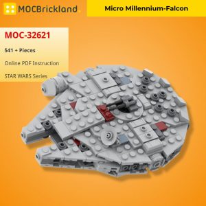 Mocbrickland Moc 32621 Micro Millennium Falcon (2)