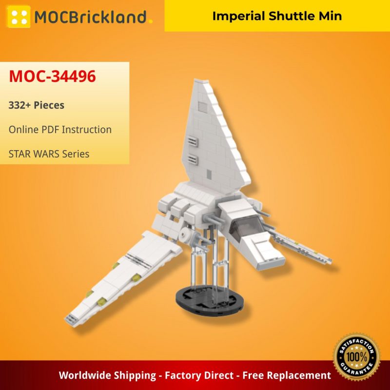 MOCBRICKLAND MOC-34496 Imperial Shuttle Min