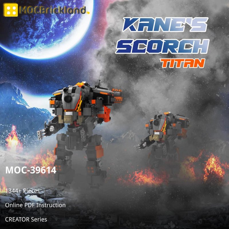MOCBRICKLAND MOC-39614 Titanfall 2 Kane’s Scorch Titan