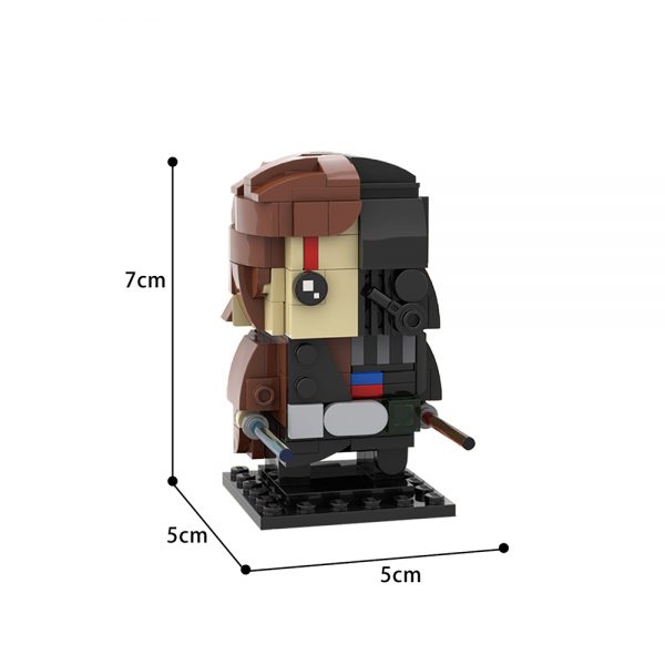 Mocbrickland Moc 40622 Vader Anakin Skywalker Brickheadz (3)