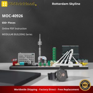Mocbrickland Moc 40926 Rotterdam Skyline