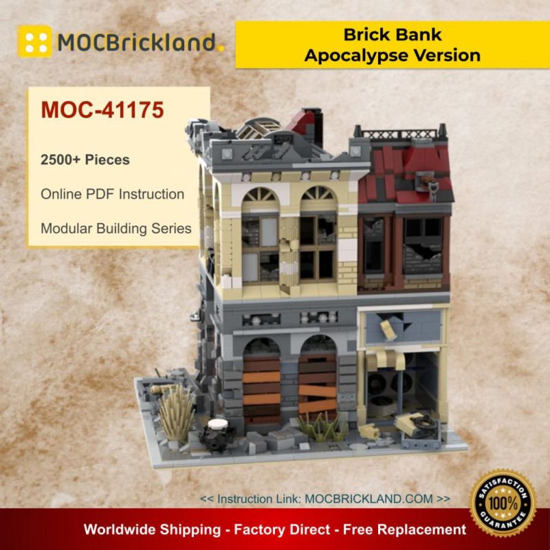 MOCBRICKLAND MOC-41175 Brick Bank – Apocalypse Version