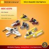 Mocbrickland Moc 42376 Micro Republic Starfighters (2)